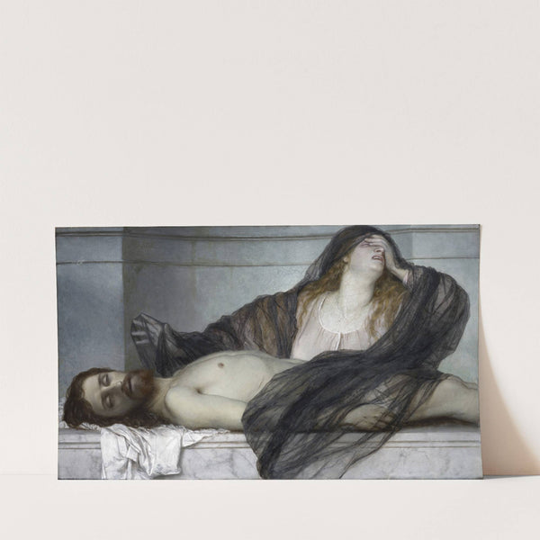 Magdalene Grieving over the Body of Christ (1867) by Arnold Böcklin