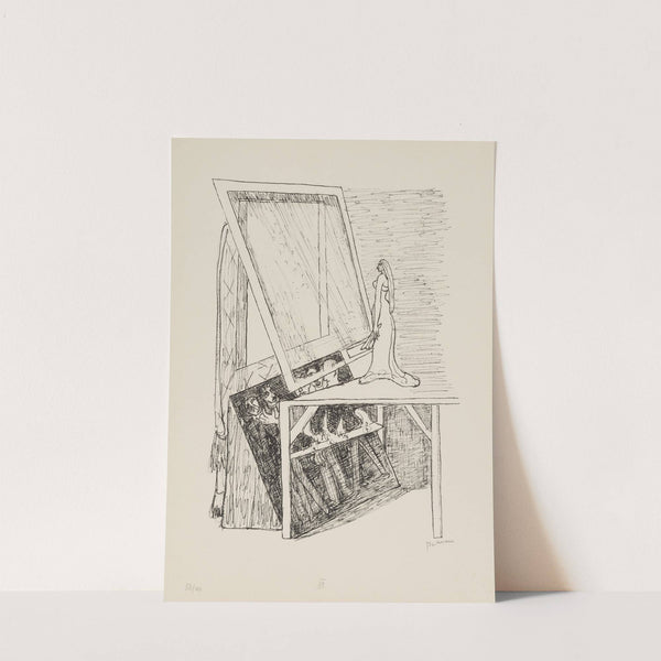 Magic Mirror (1946) by Max Beckmann