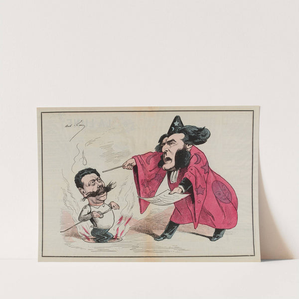 Magie parlementaire (1878) by André Gill