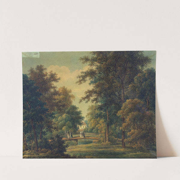 Magistrate Heurlin's Residence Truveholm in Västergötland by Johan Fredrik Julin