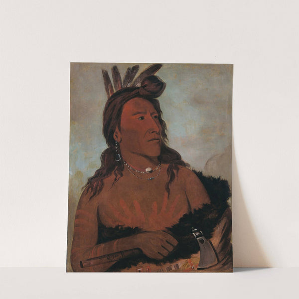 Mah-Tó-Che-Ga, Little Bear, a Hunkpapa Brave by George Catlin