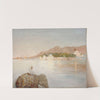 Maharajah Palace at the Udaipur lake. From the journey to India (1907) by Jan Ciągliński