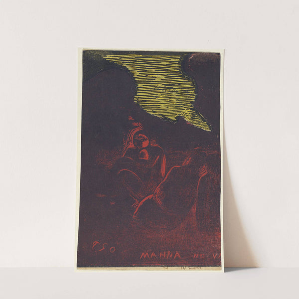 Mahna no Varua Ino (The Demon Speaks) (1894-1895) by Paul Gauguin