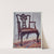 Mahogany arm-chair, style of Chippendale by Edwin Foley