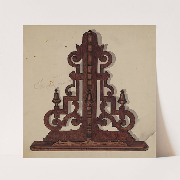 Mahogany Shelf by Marie Lutrell