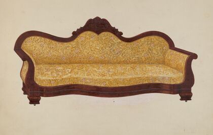 Mahogany Sofa