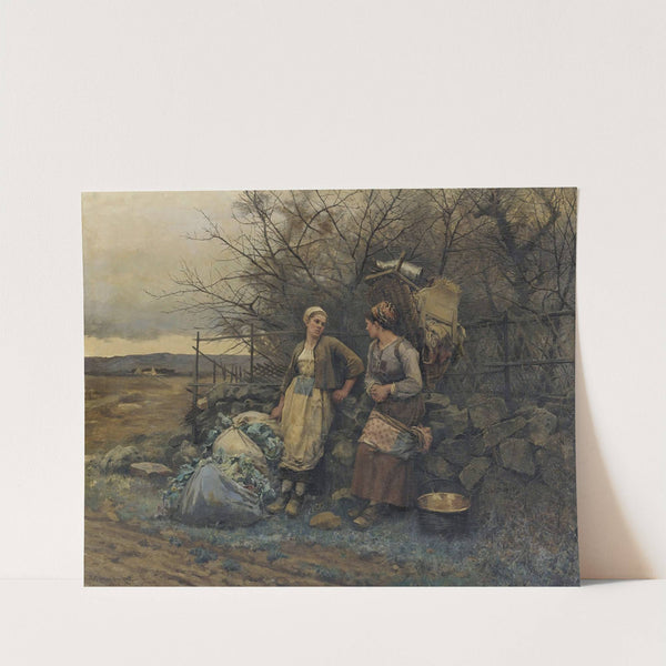 Maidens Waiting (1890) by Daniel Ridgway Knight