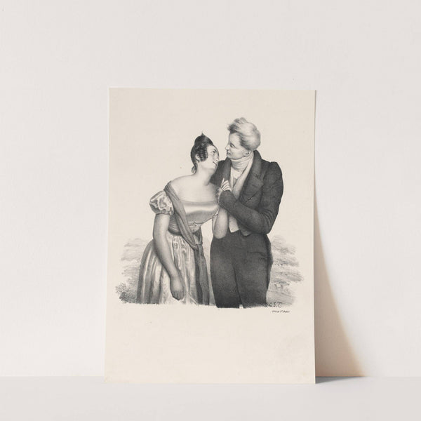 M’aimeras-tu longtemps.Toujours by Charles-Joseph Traviès de Villers