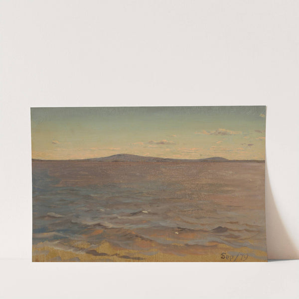 Maine coast, surf (ca. 1845) by Frederic Edwin Church