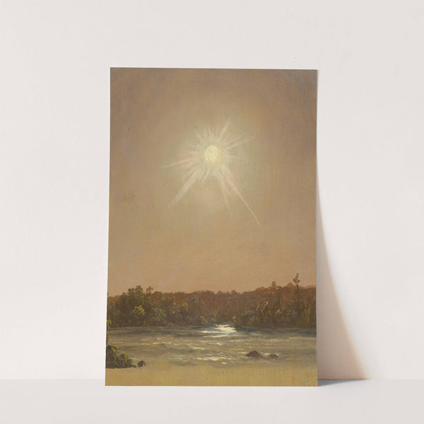 Maine sunset (1855–65) by Frederic Edwin Church