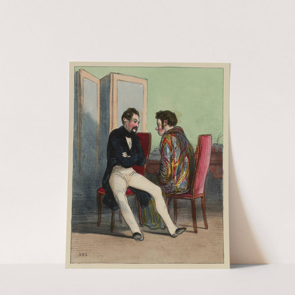 Mais à ton âge, malheureux Je ne savais pas ce que c’était que des dettes (1840-1841) by Paul Gavarni