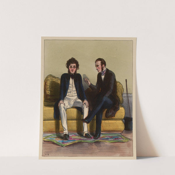 Mais Docteur, vous vous trompez. la nature a des mystères qu’il n’est pas toujours donné à une science d’approfo (1840) by Paul Gavarni