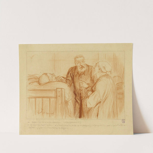 'Mais elle est morte étouffée votre femme' by Jules-Jean-Antoine Baric