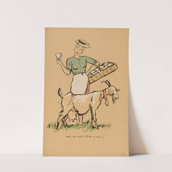 Mais où sont les biches d’antan (1919) by Georges Goursat (Sem)