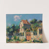 Maison À La Grille Rose, Environs De Pontoise by Gustave Loiseau