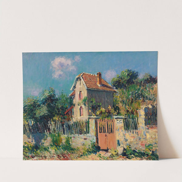 Maison À La Grille Rose, Environs De Pontoise by Gustave Loiseau