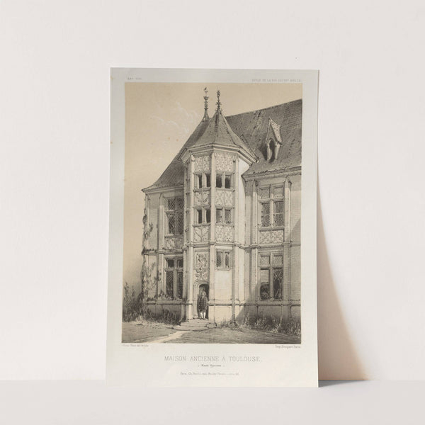 Maison Ancienne À Toulouse (Haute-Garonne) (1860) by Victor Petit