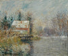 Maison Au Bord De L’eau, Effet De Neige