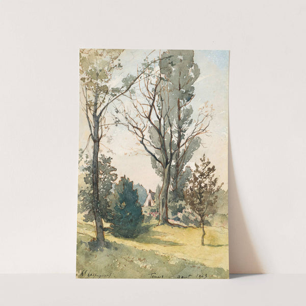 Maison dans les bois de Famars (1903) by Henri-Joseph Harpignies