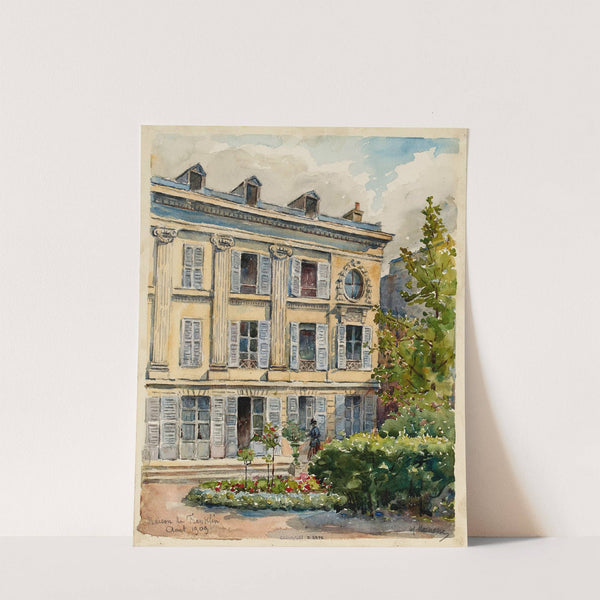 Maison de Franklin, rue raynouard à Passy (1909) by Georges-Henri Manesse