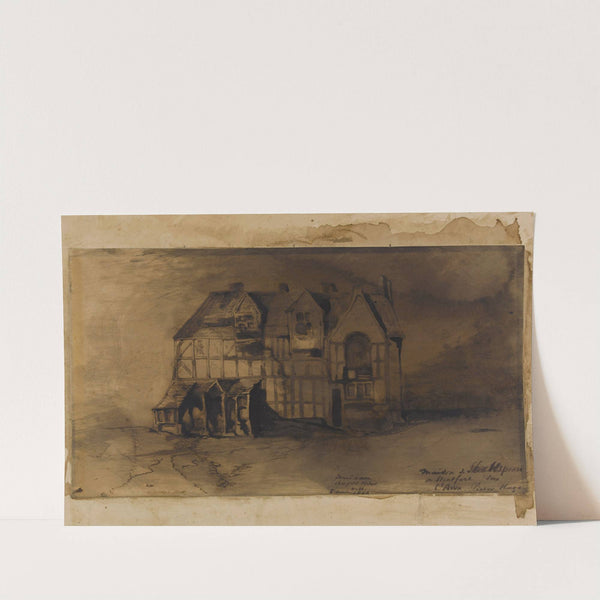 Maison de Shakespeare à Stratford sur l’Avon (1860) by Victor Hugo