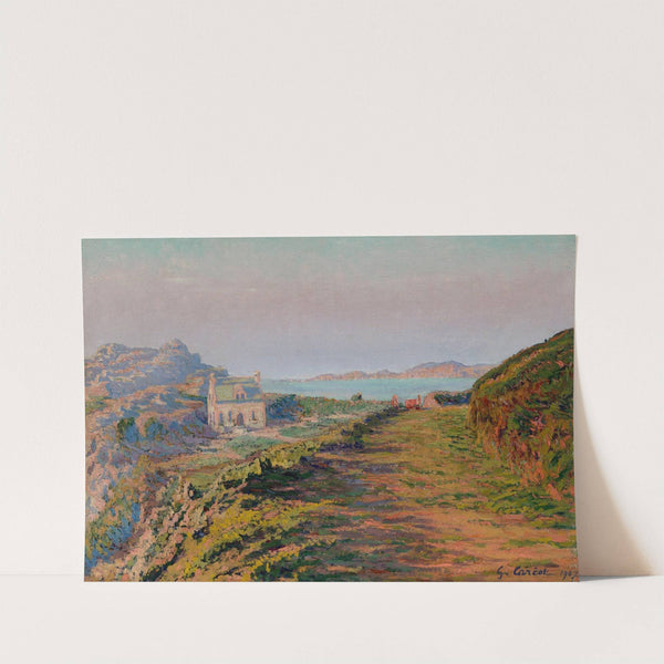 Maison Pen ar C'hastel à la pointe du Château, Perros-Guirrec by Gustave Cariot