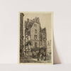 Maison rue St-Jacques (1866) by Alfred Alexandre Delauney