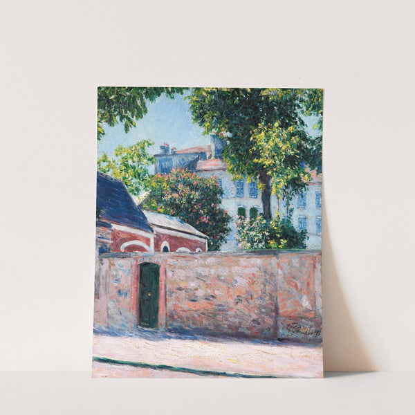 Maisons À Argenteuil by Gustave Caillebotte