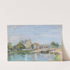 Maisons Au Bord De L’écluse De La Gazonne by Alfred Sisley