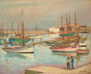 Maisons sur le port à l’île d’Yeu