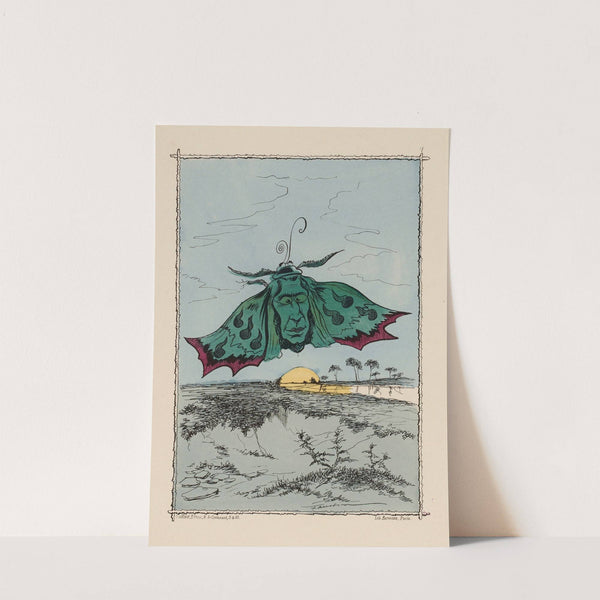 Maître Ollivier, le papillon des soirée – le fléeau de la France (1871) by Faustin Betbeder