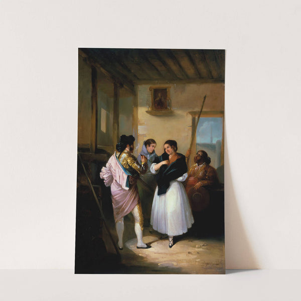 Maja and Bullfighter by Joaquín Domínguez Bécquer