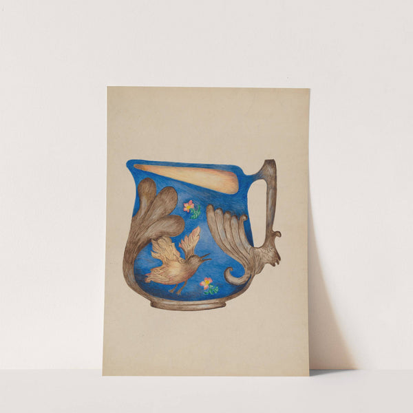 Majolica Pitcher by Della Button