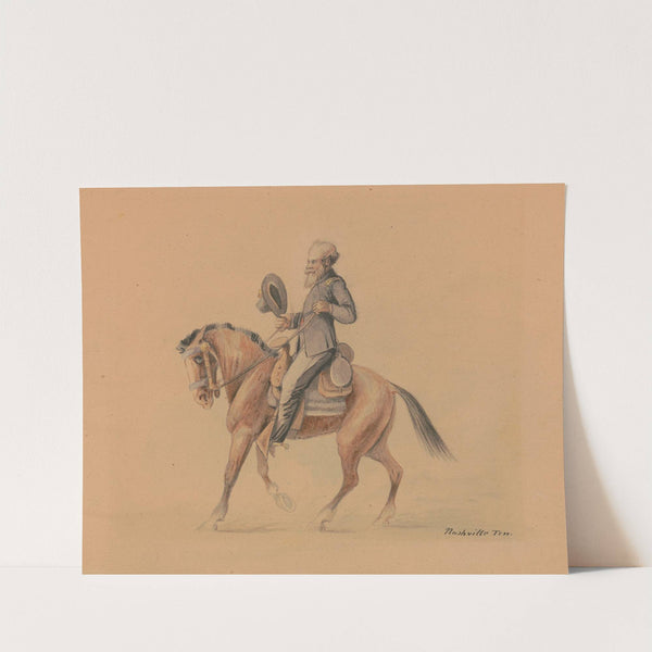 Major Edward Mueller, Nashville, Tennessee, April 1862 (1862) by Adolph Metzner