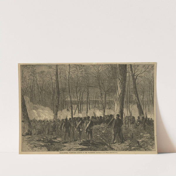 Major-General Wadsworth fighting in the Wilderness by Alfred Rudolph Waud