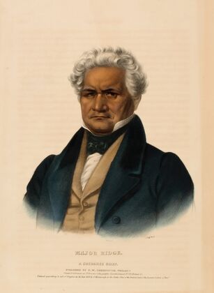 Major Ridge. A Cherokee Chief