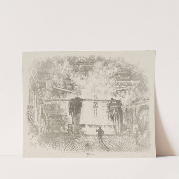 Making Armour-Plate by Joseph Pennell