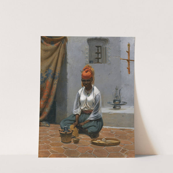Making Tea In Algiers by Georg Wilhelm Timm