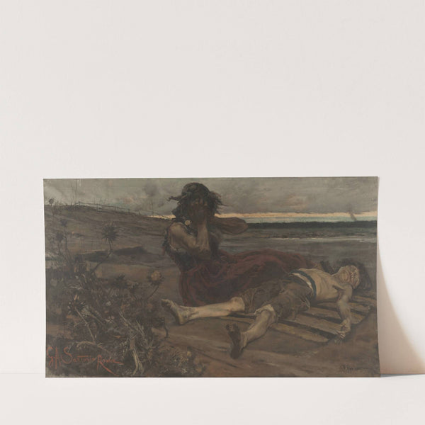 Malaria (1883) by Giulio Aristide Sartorio