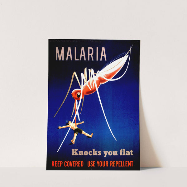 Malaria knocks you flat by Anonymous