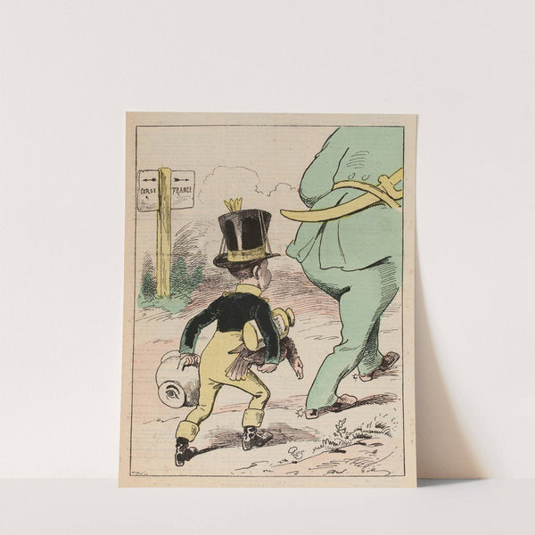 Malborough s’en va-t’en guerre (1876) by André Gill