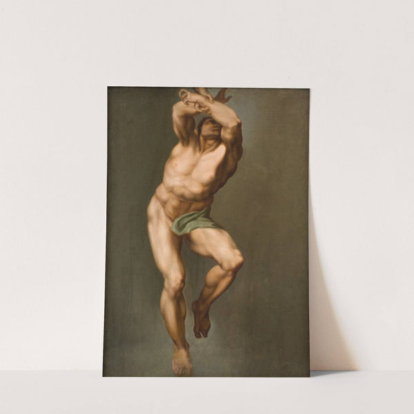 Male Figure. After Michelangelo’s ‘Last Judgement’ in the Sistine Chapel (1774) by Nicolai Abildgaard