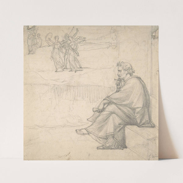 Male figure in classical costume (1845–83) by Gustave Doré