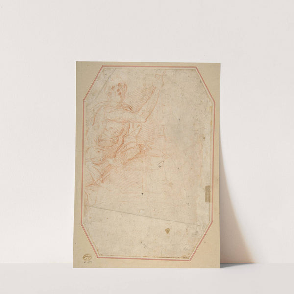 Male Figure with Upraised Arm (1580–82) by Cristoforo Roncalli