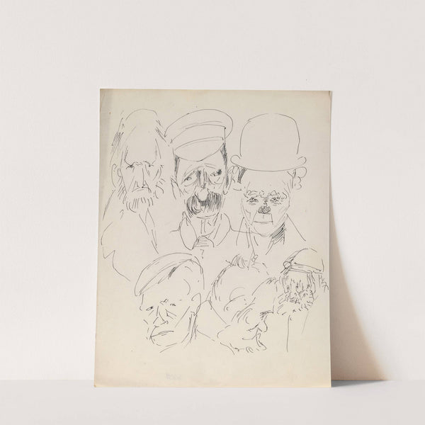 Male Heads by Michael Healy