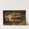Male Nude (1856) by Edgar Degas