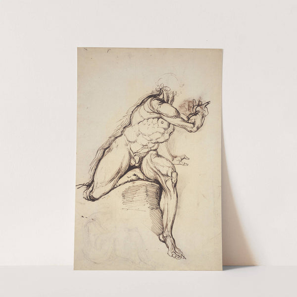 Male nude by Henry Fuseli