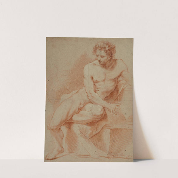 Male nude by Antoine Gaspard Truchet