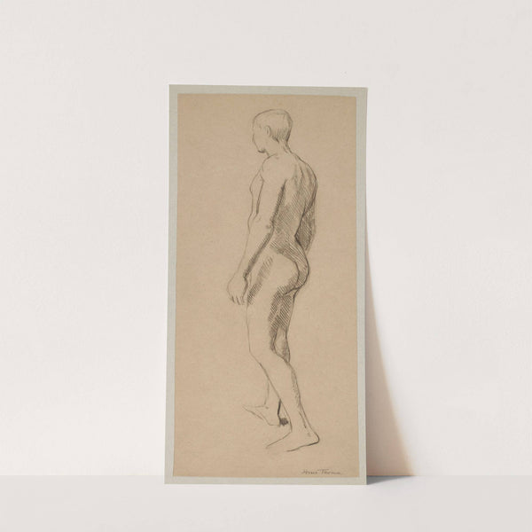 Male nude (1880 - 1910) by Hans Thoma