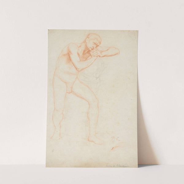 Male Nude by Pierre Puvis de Chavannes